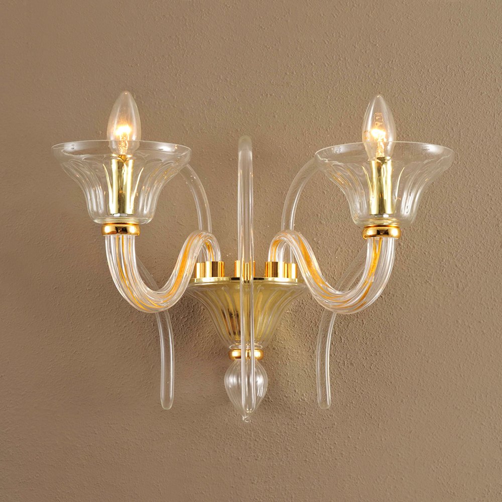 Murano Style Wall Light