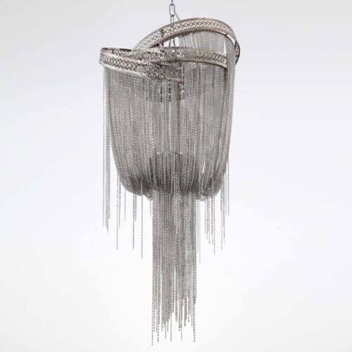 Luxury LED Tassel Chain Chandeliers for a Post-Modern Atmosphere