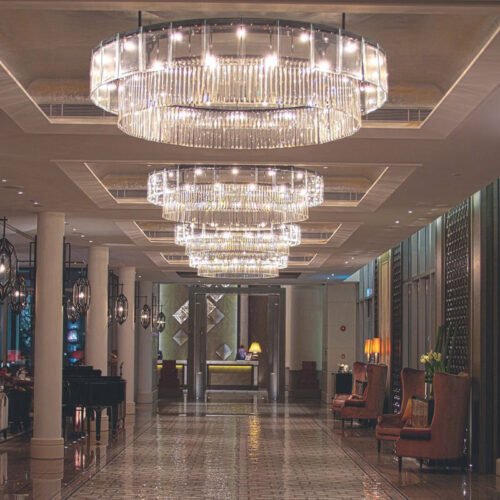 Modern Round Golden Chandelier from Zhongshan Factory - Image 6