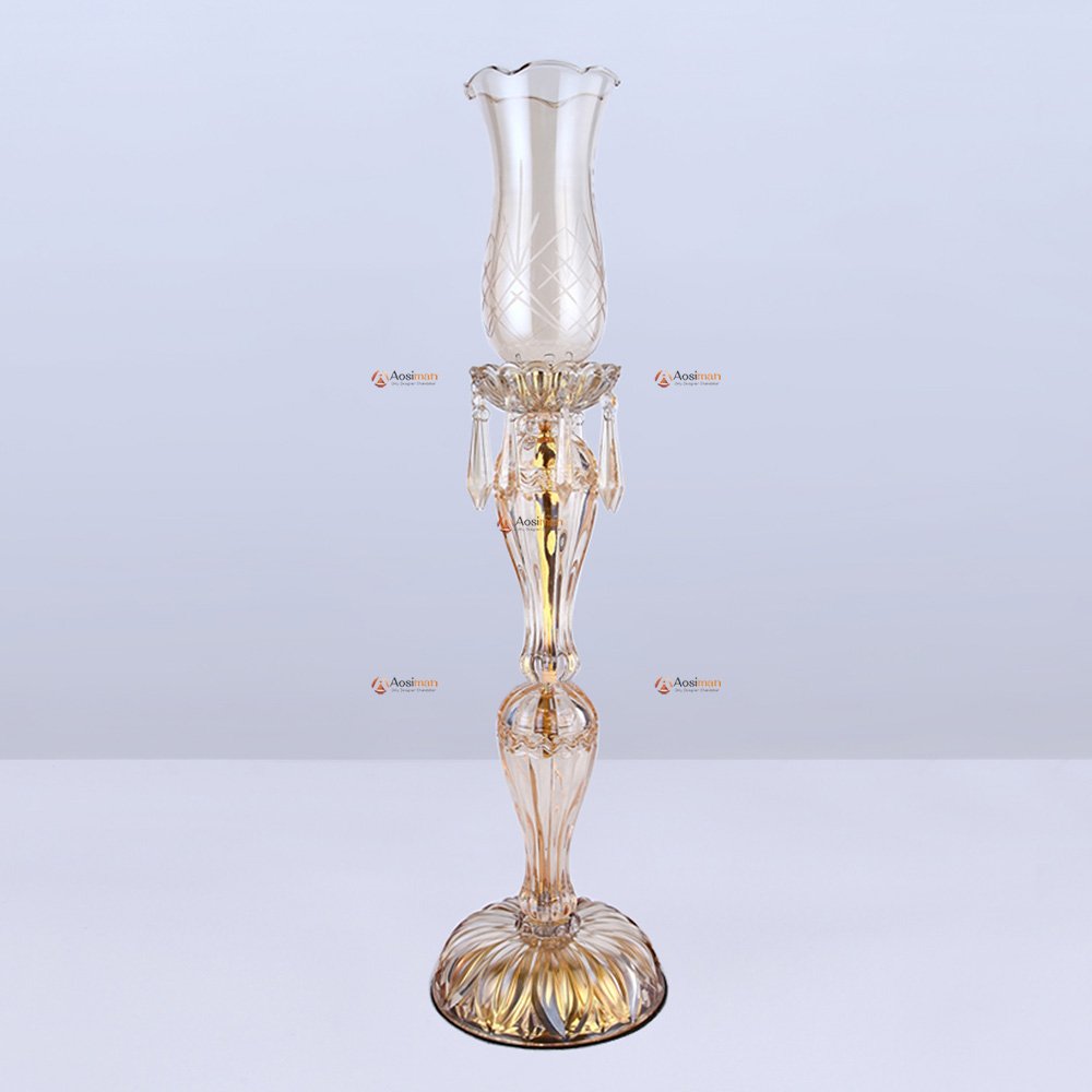 Gold Crystal Candle holder
