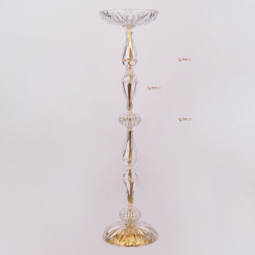 Wedding Decoration Crystal Candelabra Gold