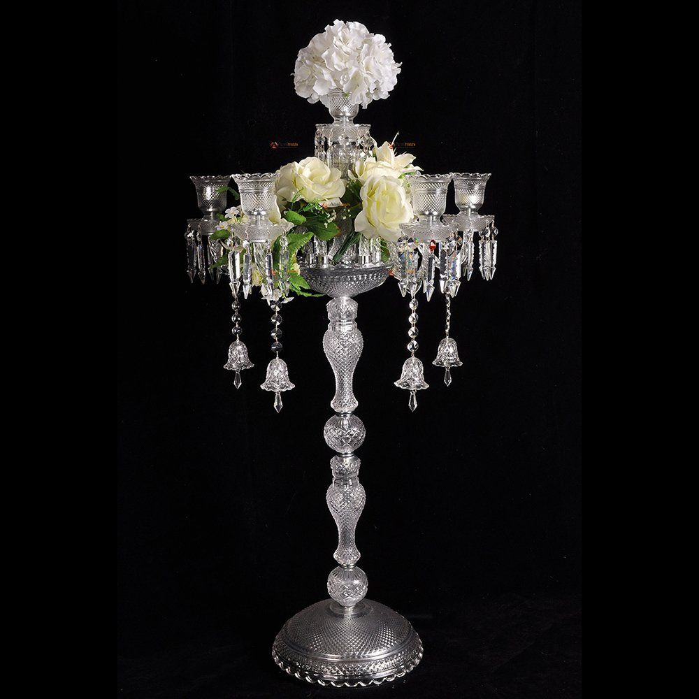 Wedding Decoration Crystal Floor Candelabra