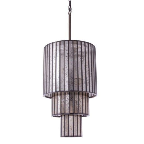 Add a touch of American design to your living room with this decorative chandelier.