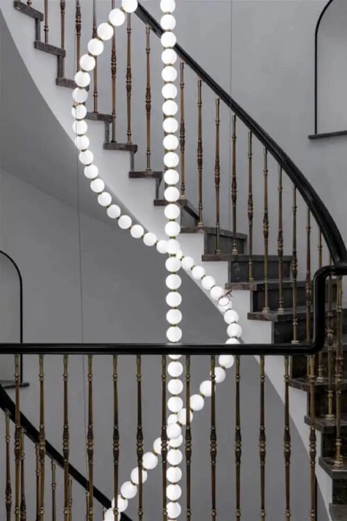 Custom Modern Style Indoor Large Hotel Lobby Decoration Lighting