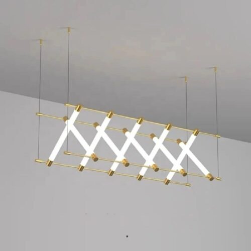 Custom Luxury S Shape Chandelier: Modern Restaurant Elegance