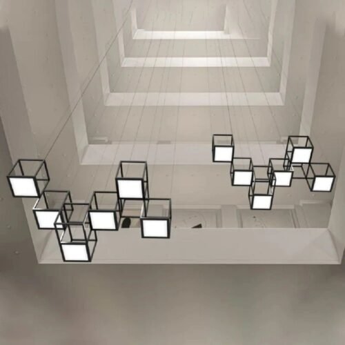 New Rectangle Hanging Lamp for Kitchen, Dining, and Office Meeting Rooms