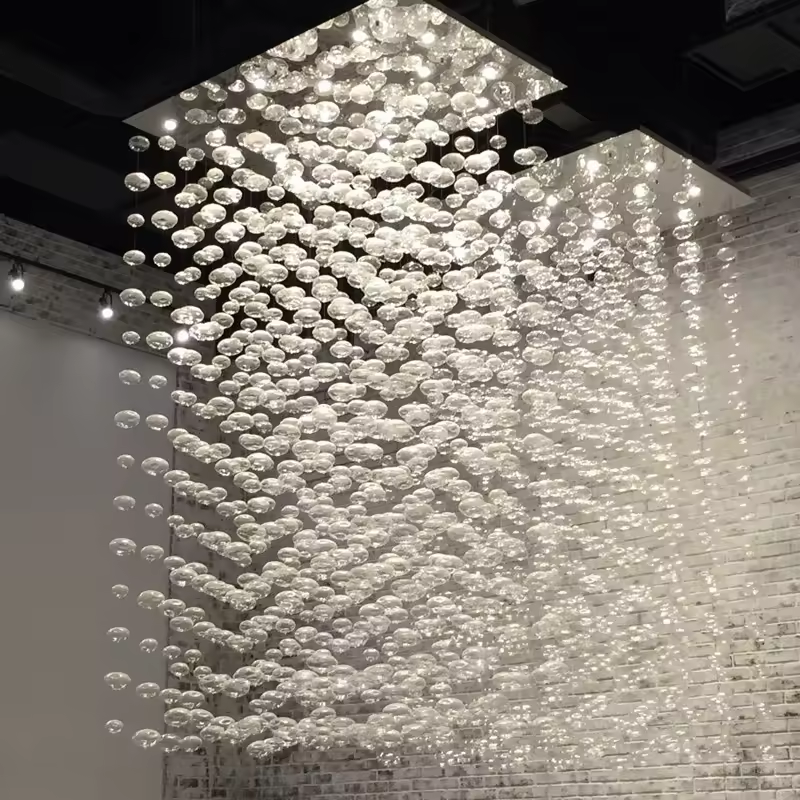 New Design Business Center Luxury Glass Chandelier