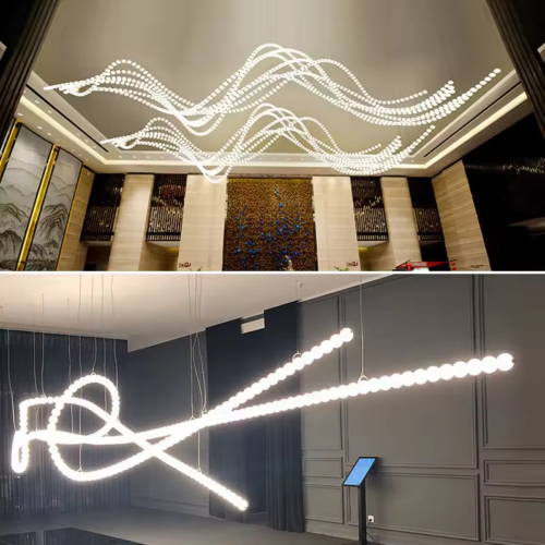 Artistic Luxury Bubble Necklace Pendant Light