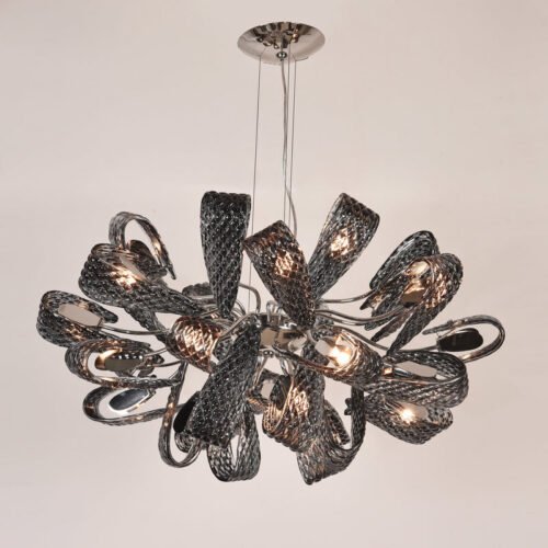 Illuminate your kitchen island with a stylish modern chandelier.