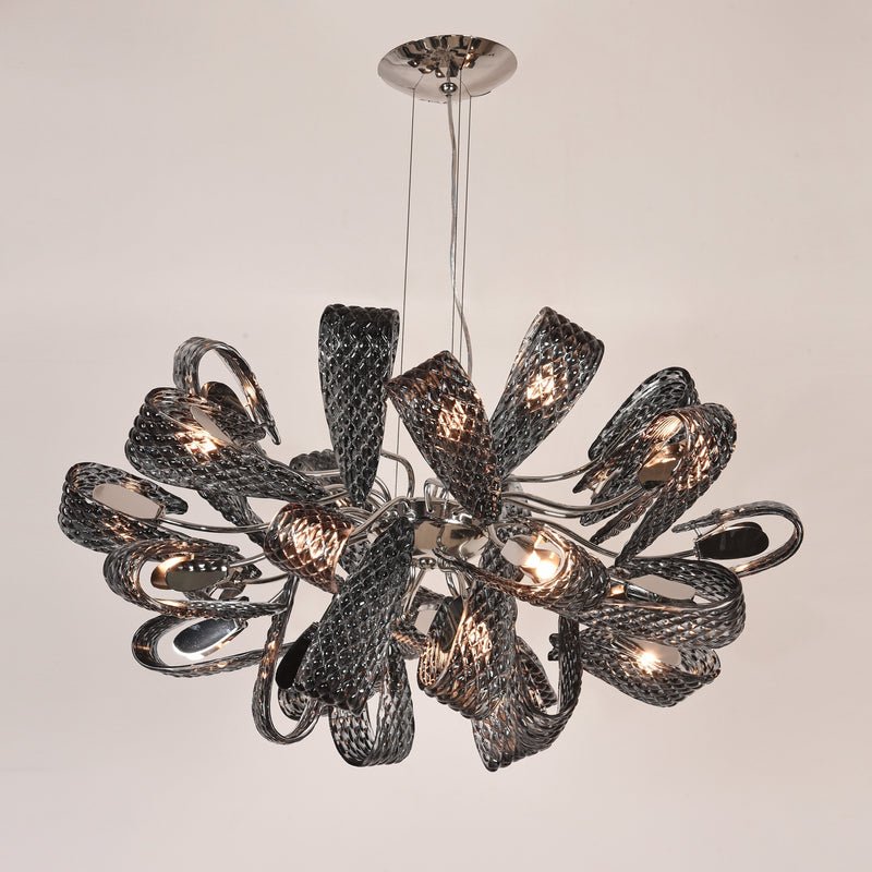 Illuminate your kitchen island with a stylish modern chandelier.