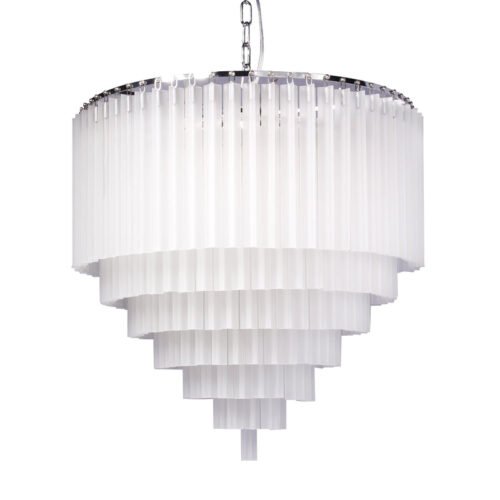 Elevate your space with our Nordic modern luxury glass chandelier.