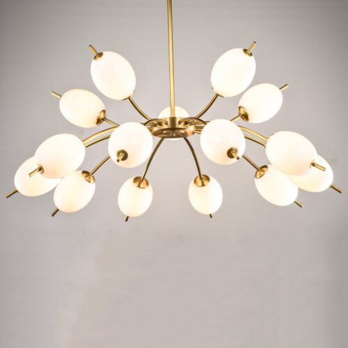 Decorative Iron LED Gold Hanging Pendant Lighting for Restaurant
