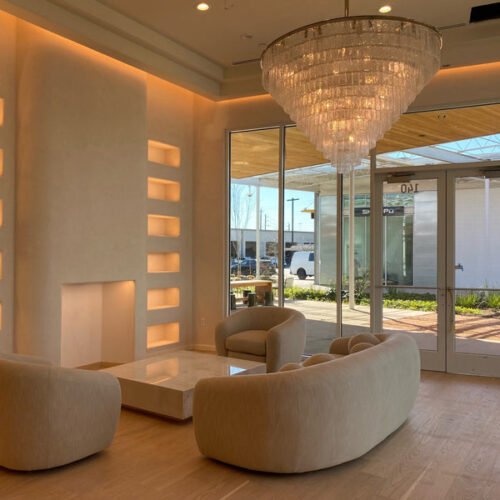 Elegant Glass Pendant Light for Villa Hotel