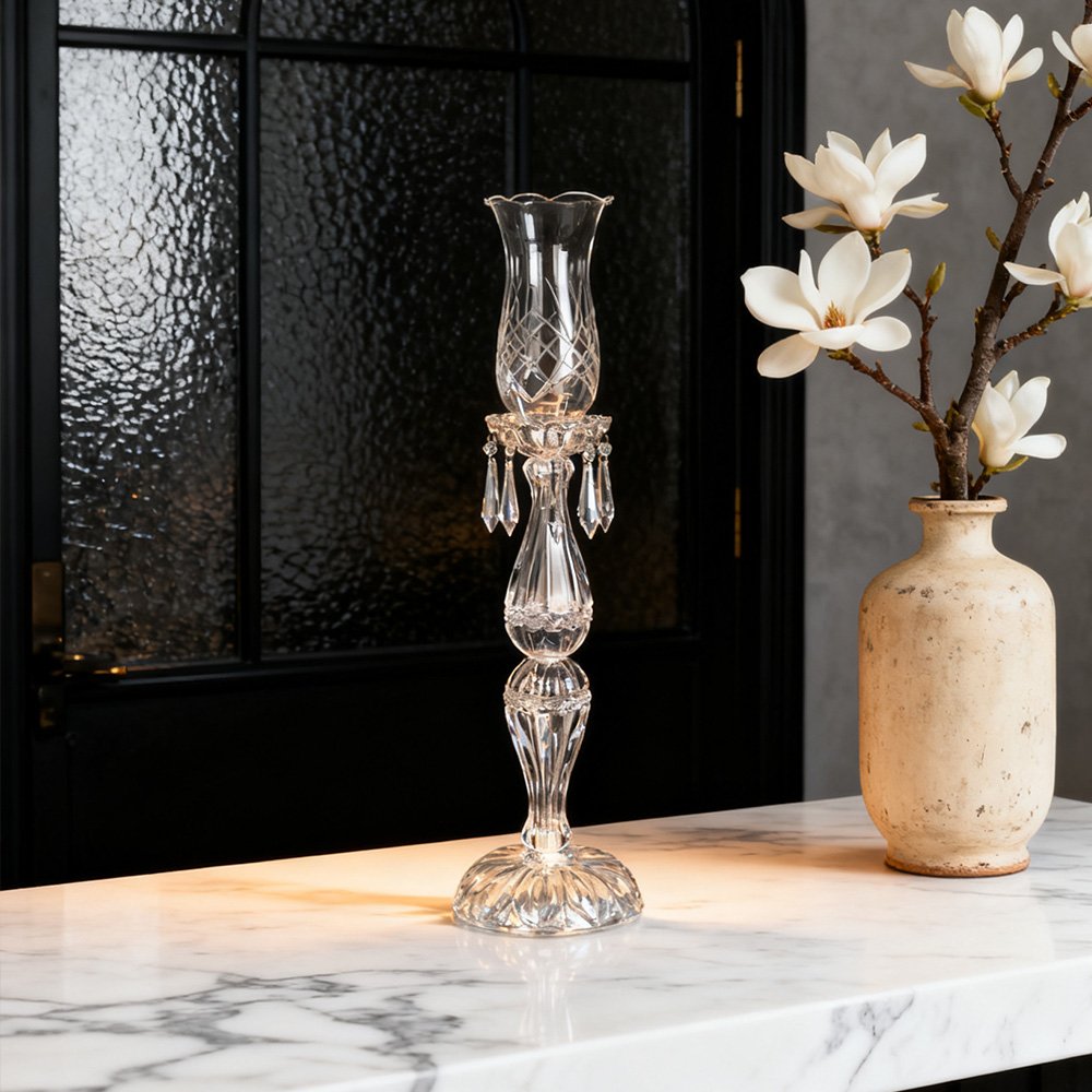 Crystal Wedding Candelabra Gold - Image 2