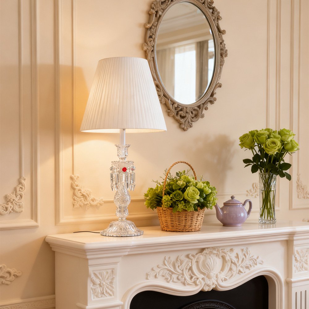 French Luxury Crystal Table Lamp - Image 6