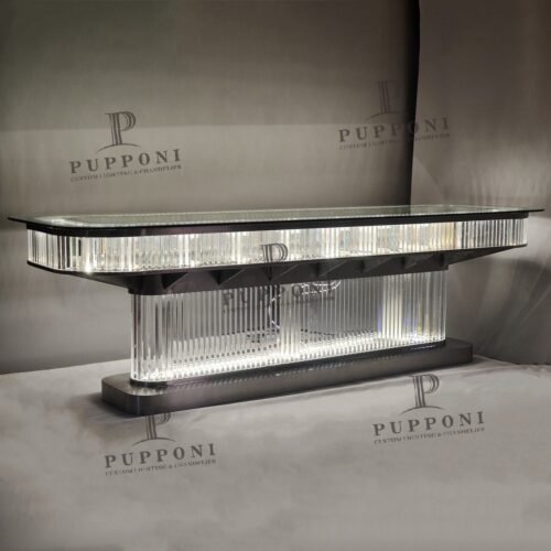 Luxury Crystal Table with LED - Image 2