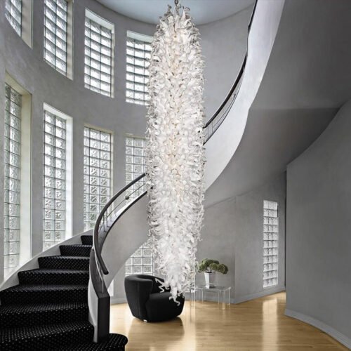 Artisan Blown Glass Chandelier