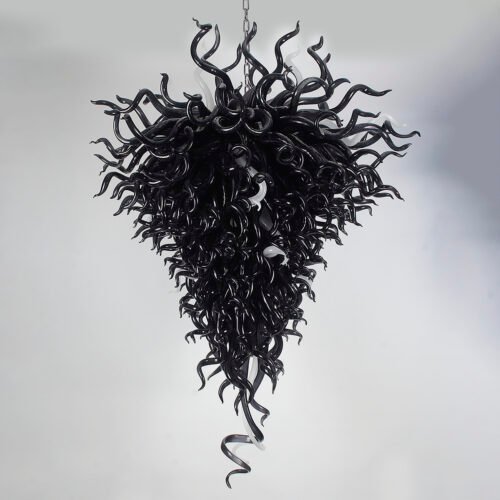 Unique Handcrafted Glass Chandelier