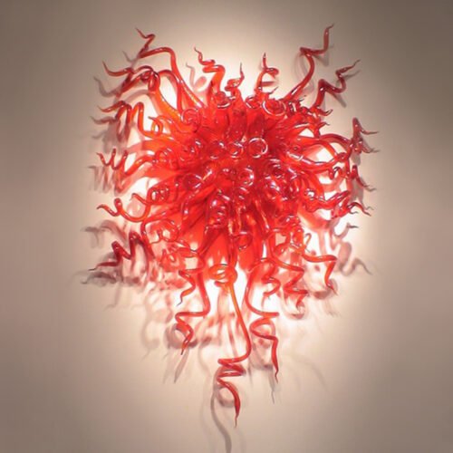 Artistic Blown Glass Pendant Light