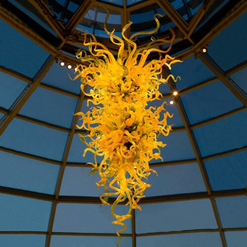 Blown Glass Lights for Stairs
