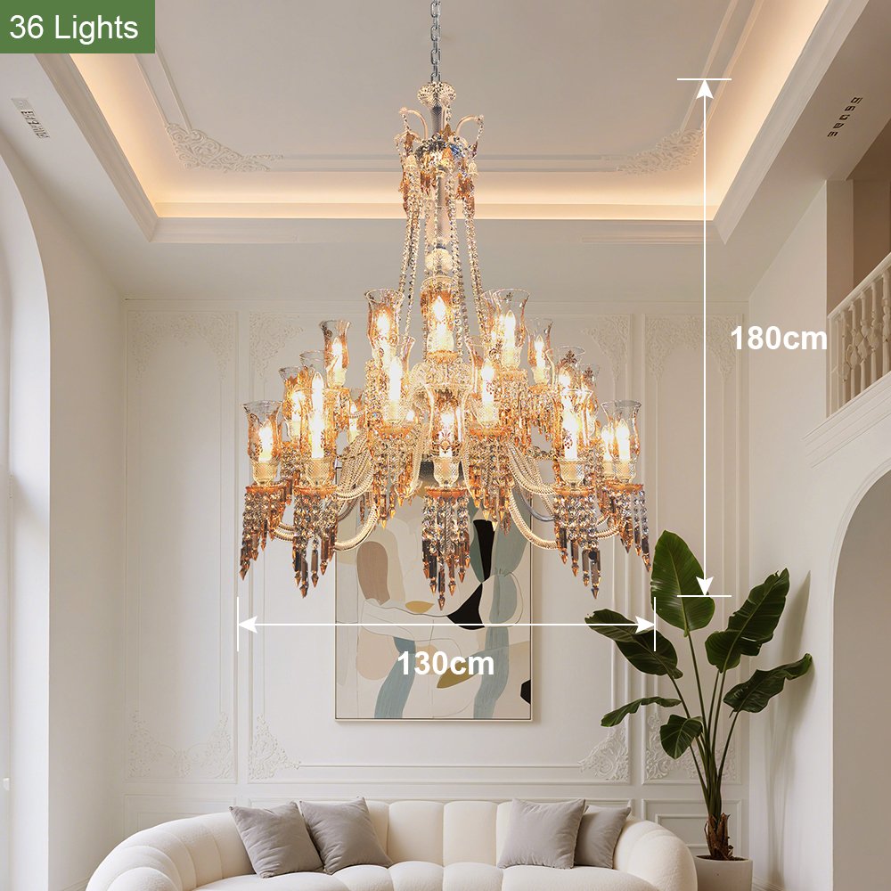 French Decorative Chandelier 36 Lights - Image 2