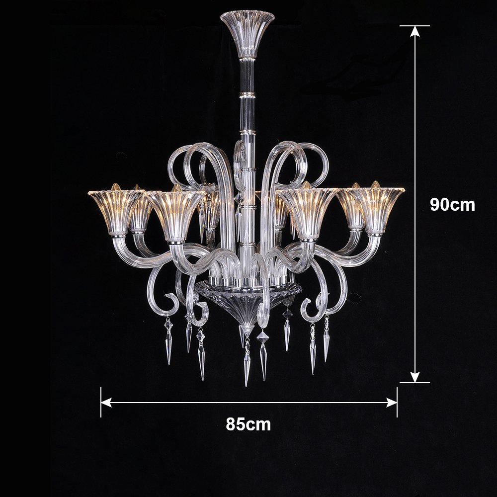 French Style Chandelier 8 Lights - Image 2