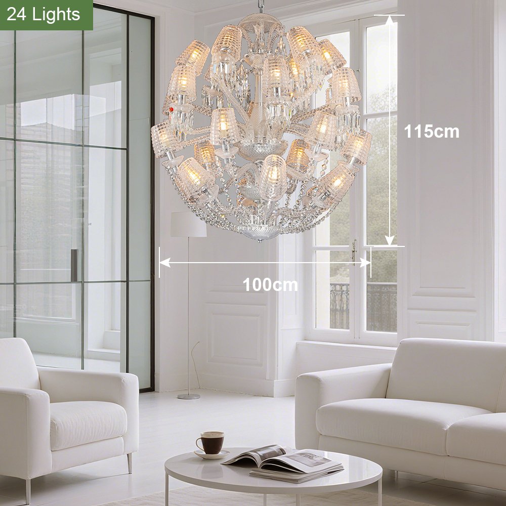 Elegant Crystal Pendant Chandelier - Image 2