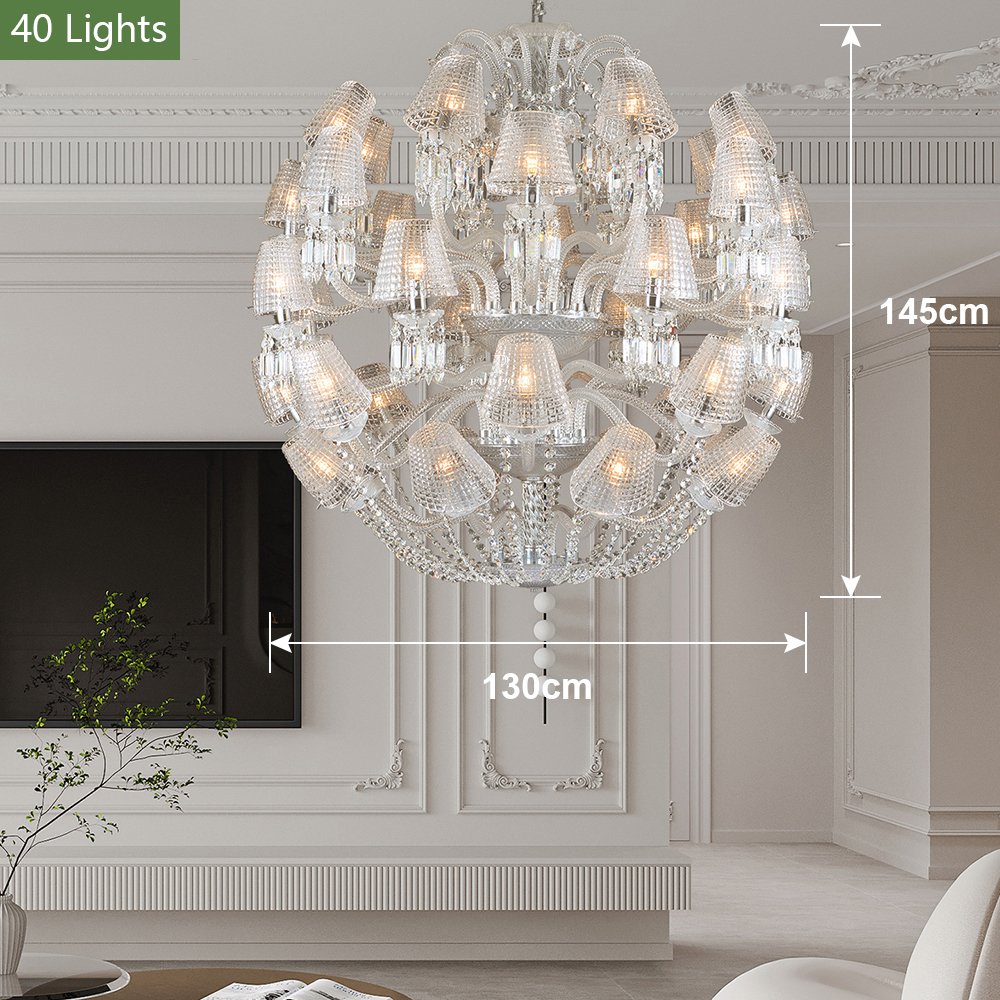 Elegant Crystal Pendant Chandelier - Image 3
