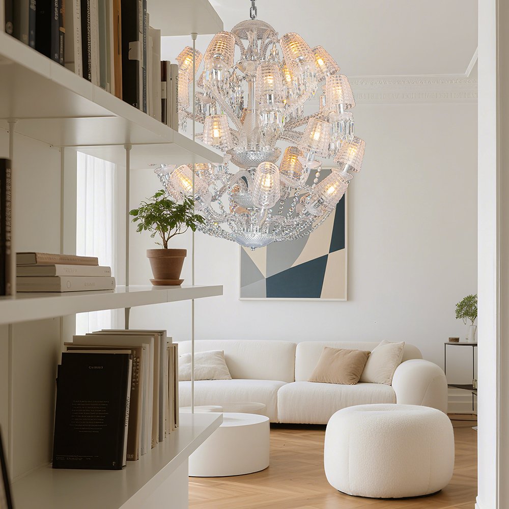 Elegant Crystal Pendant Chandelier - Image 4