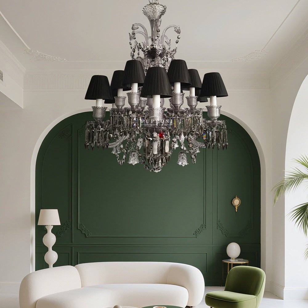 Crystal Black Chandelier - Image 5