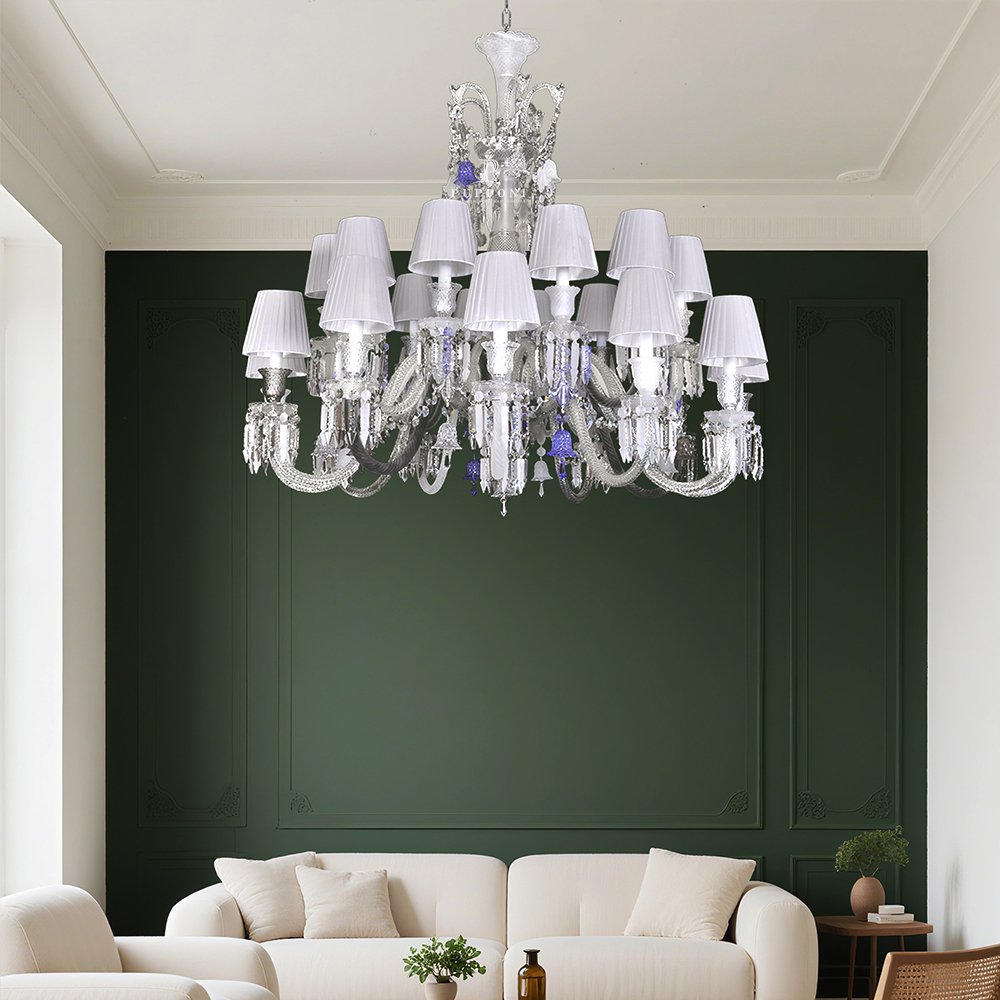 Antique Style Crystal Chandelier - Image 5