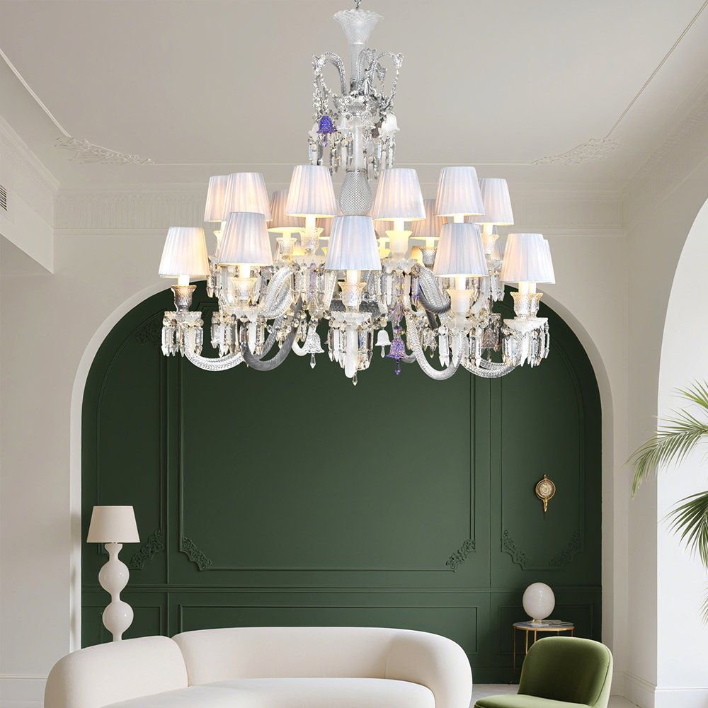 Antique Style Crystal Chandelier - Image 7