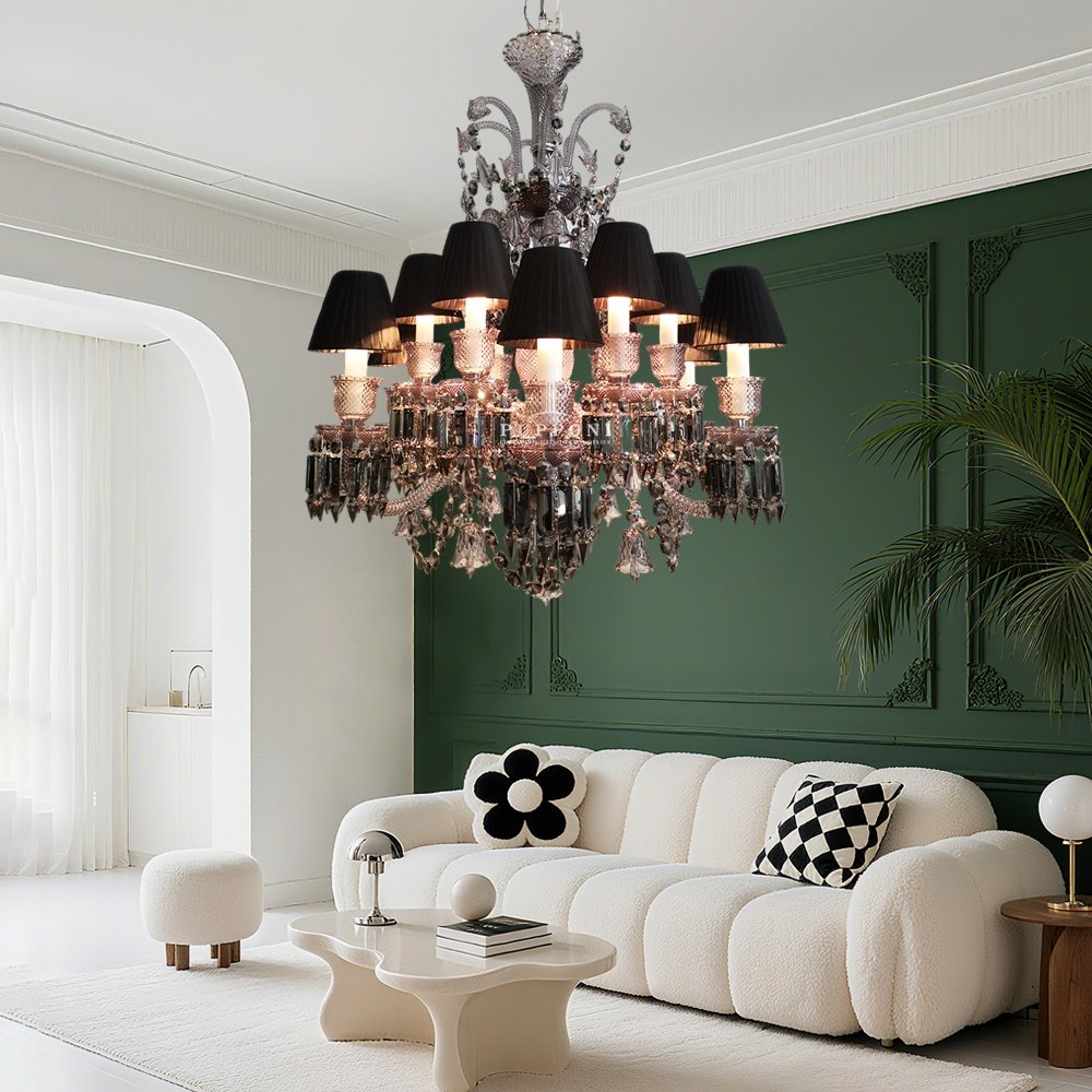 Crystal Black Chandelier - Image 8