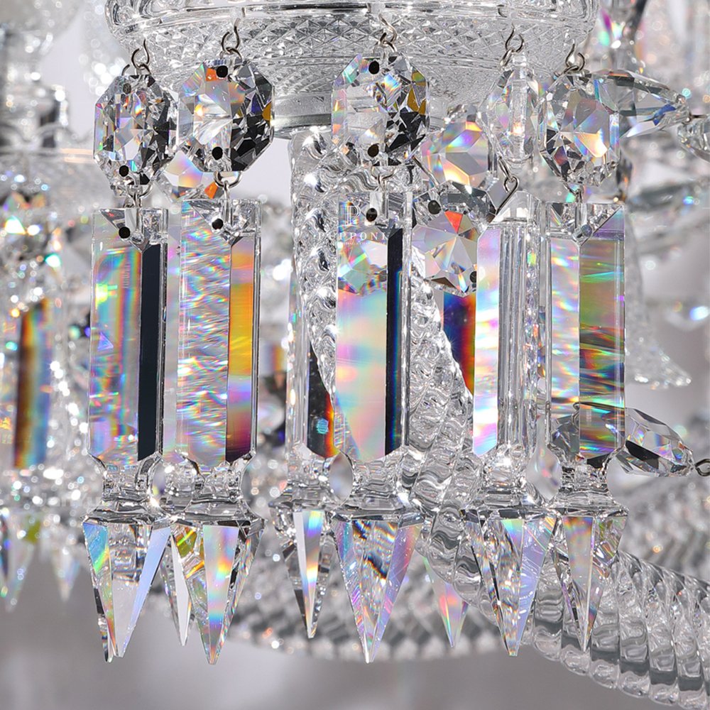 Antique Style Crystal Chandelier - Image 8