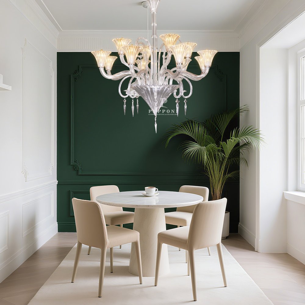 French Style Chandelier 8 Lights - Image 5