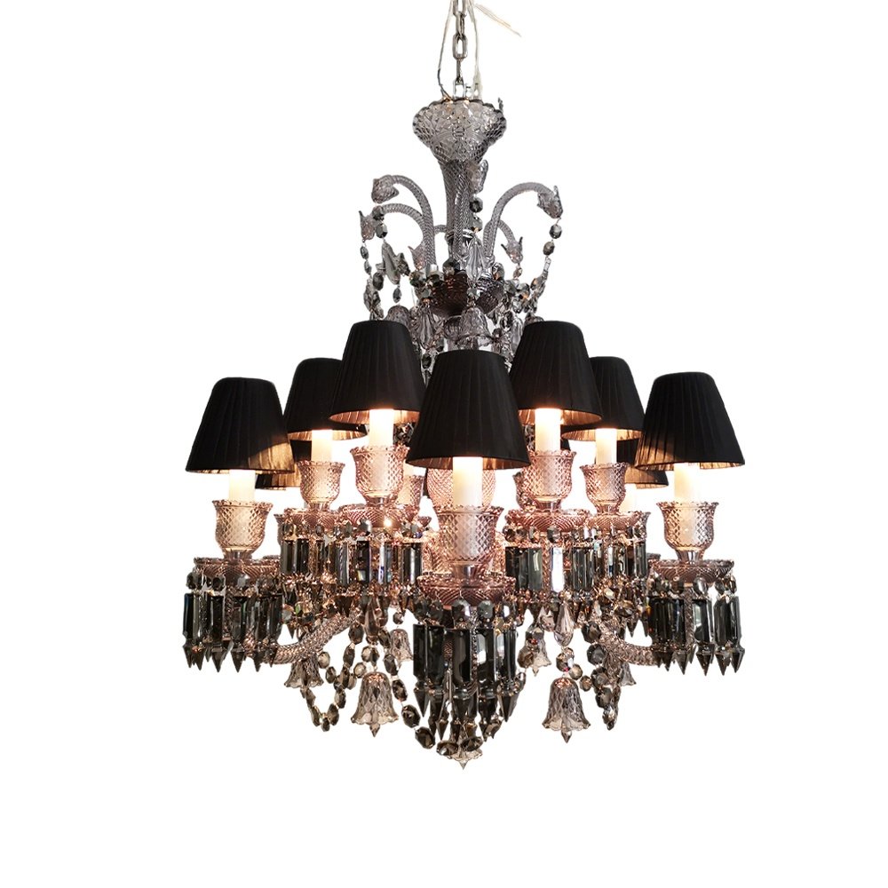 Crystal Black Chandelier - Image 3