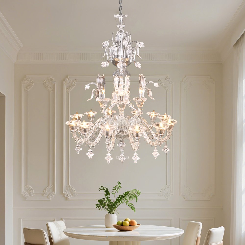Glass Pendant Chandelier - Image 7