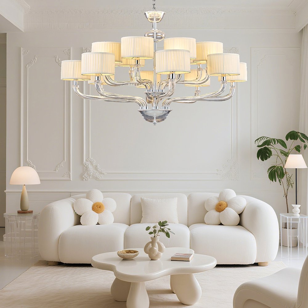Elegant Glass Pendant Lighting Fixture - Image 3