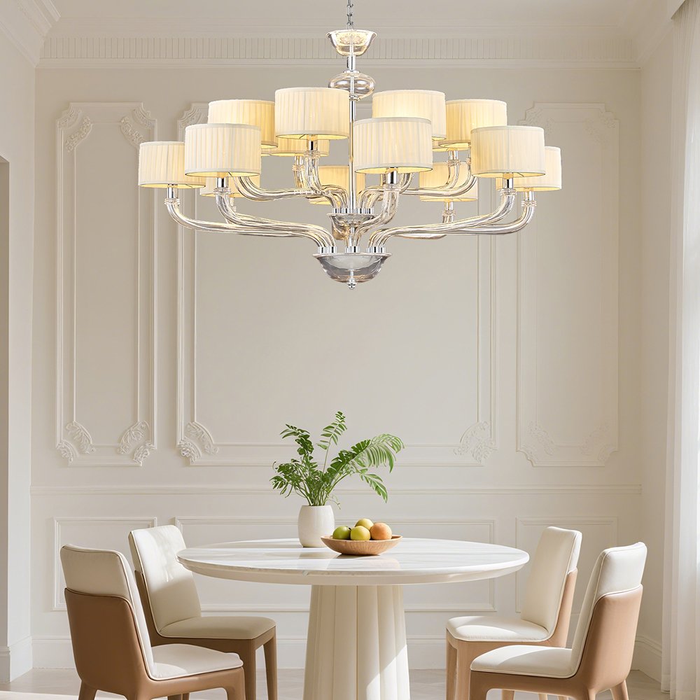 Elegant Glass Pendant Lighting Fixture - Image 5