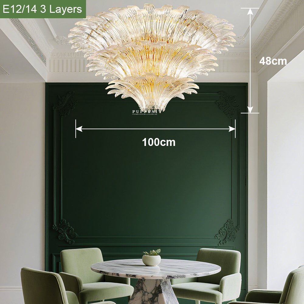Stylish Glass Ceiling Light - Image 2