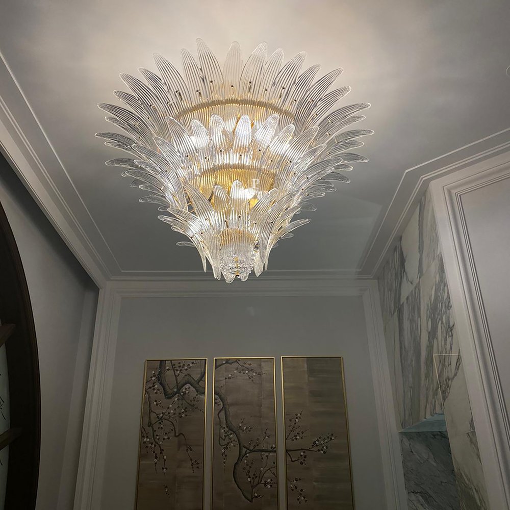 Stylish Glass Ceiling Light - Image 9