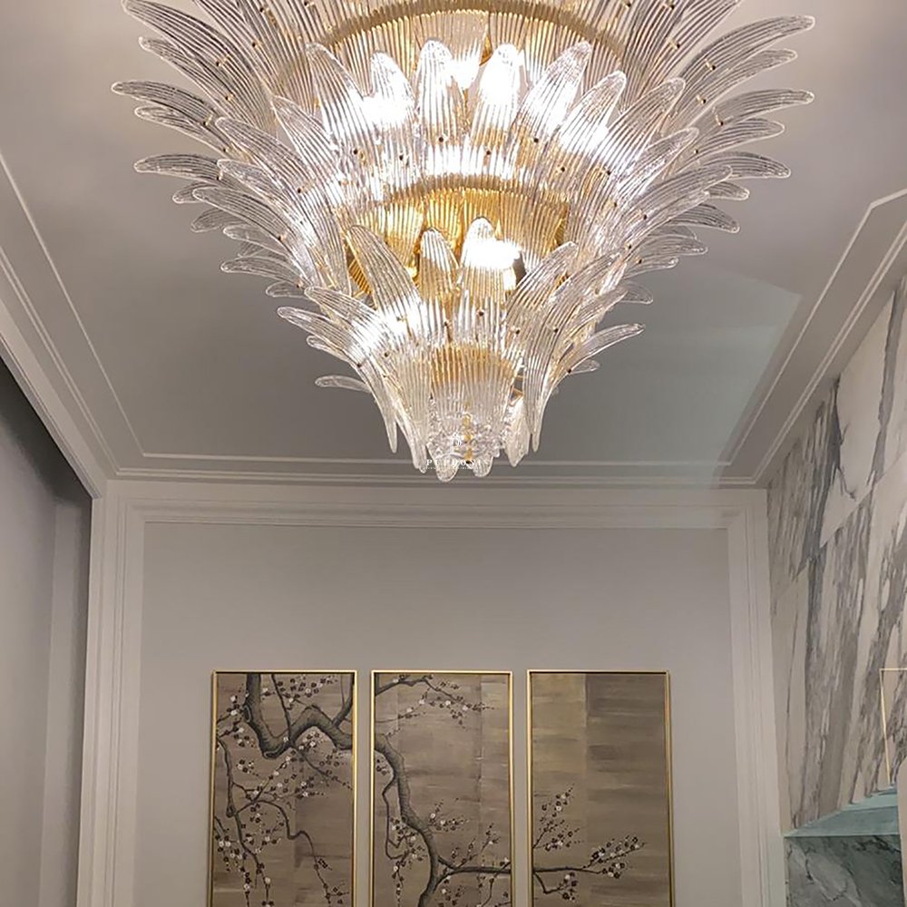 Stylish Glass Ceiling Light - Image 10