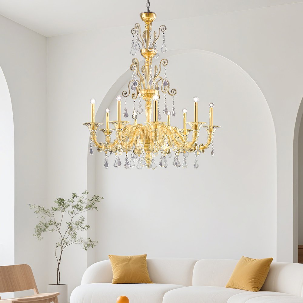 Elegant Modern Glass Chandelier - Image 7