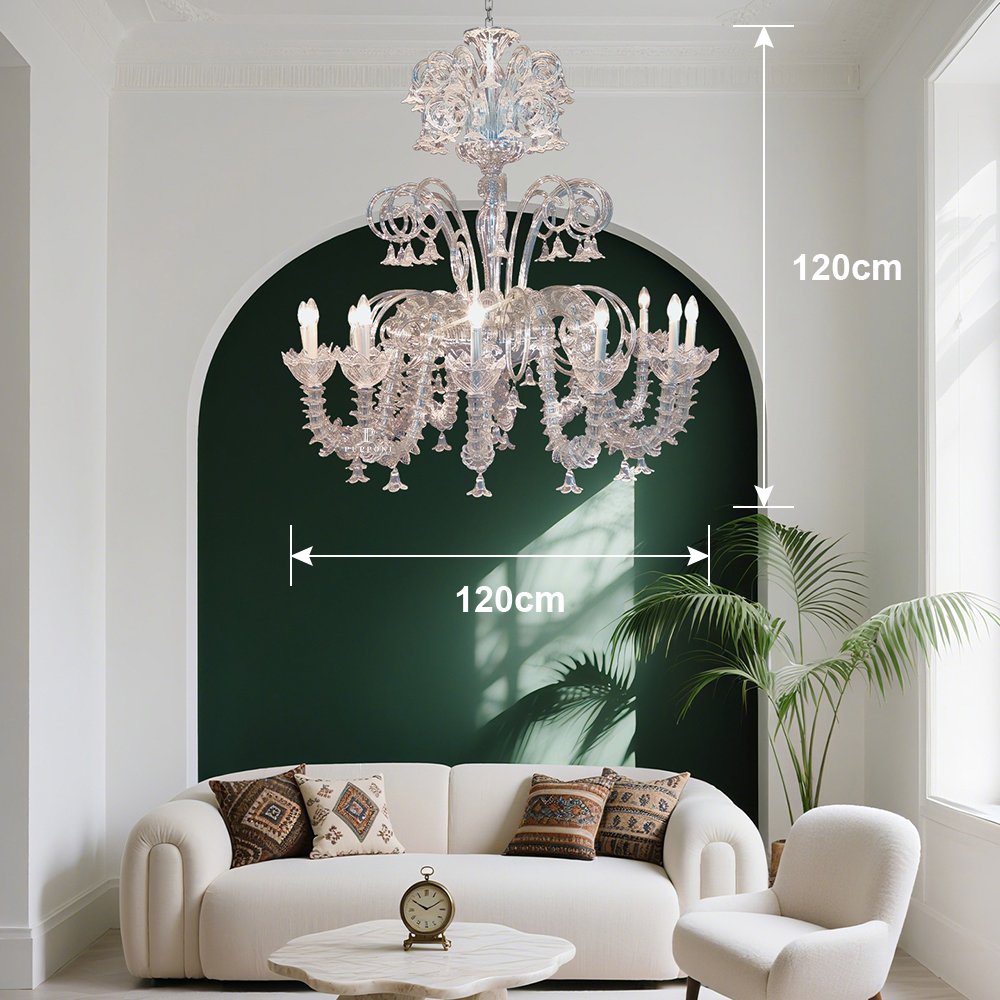 Stylish Glass Pendant Light Fixture - Image 2