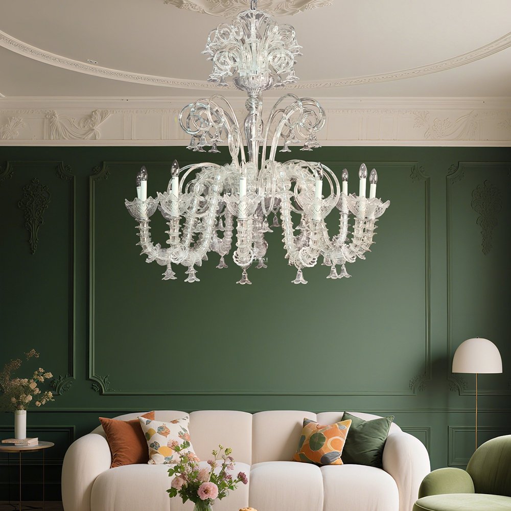 Stylish Glass Pendant Light Fixture - Image 5