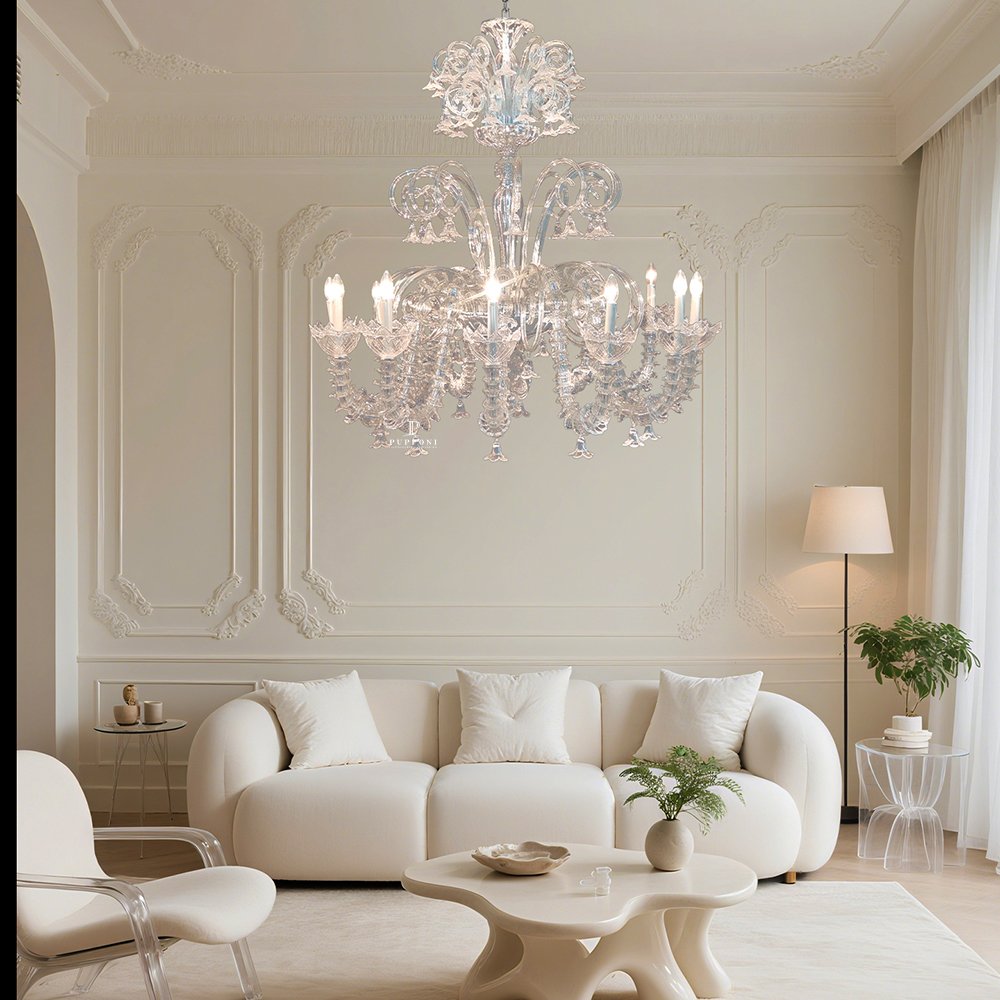 Stylish Glass Pendant Light Fixture - Image 8