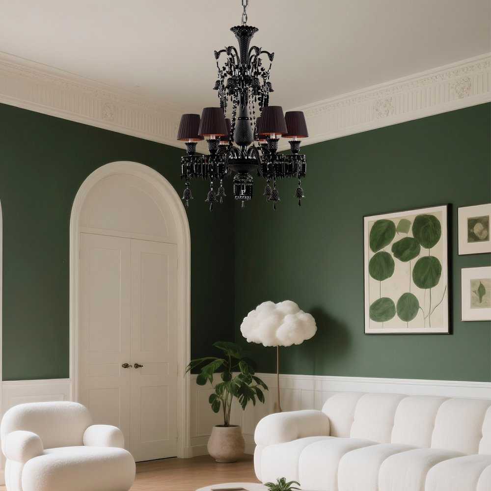 Black Color Crystal Chandelier - Image 5