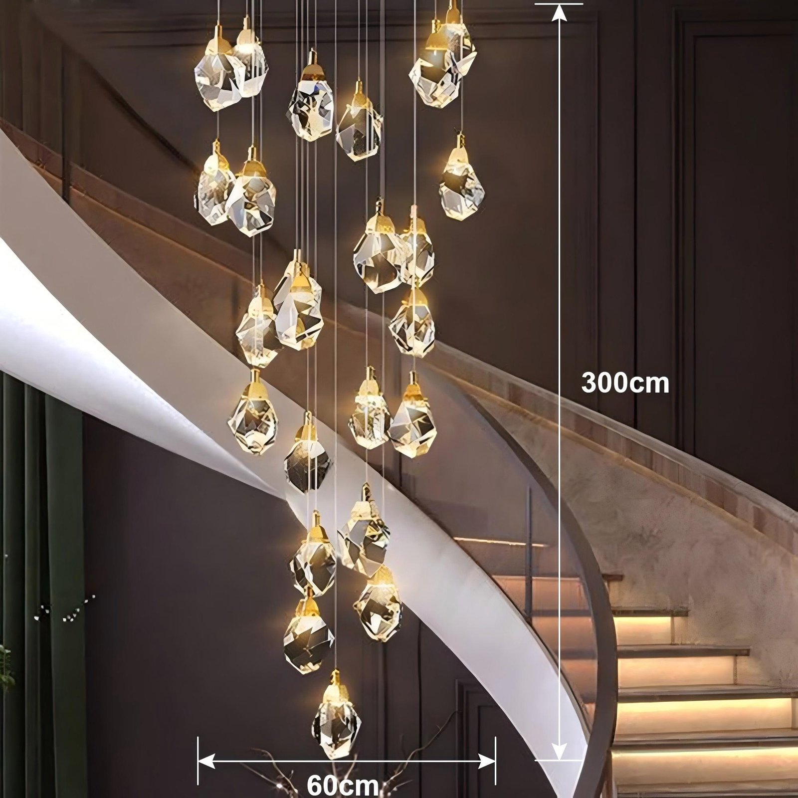 Minimalist Crystal Chandeliers