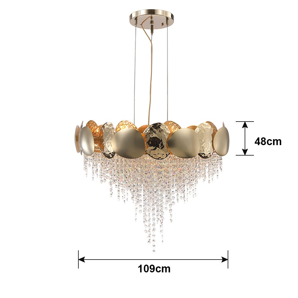 Modern Crystal Chandeliers for Staircase - Image 4