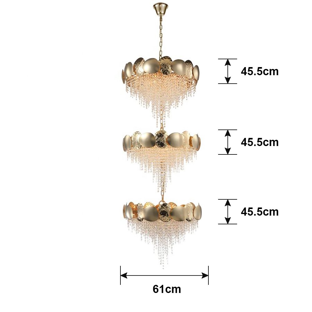 Modern Crystal Chandeliers for Staircase - Image 7